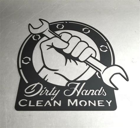 The filthy house is cluttered with rubbish and rotting food af… Dirty Hands Clean Money Sign Metal Wall Art Father's | Etsy