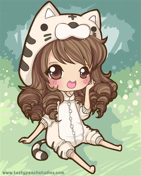 Little White Tiger By Mooglegurl On Deviantart Chibi