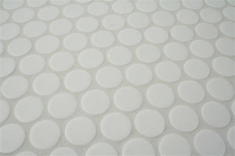 Large White Penny Round Tiles 28mm Buy Online Tiles4less