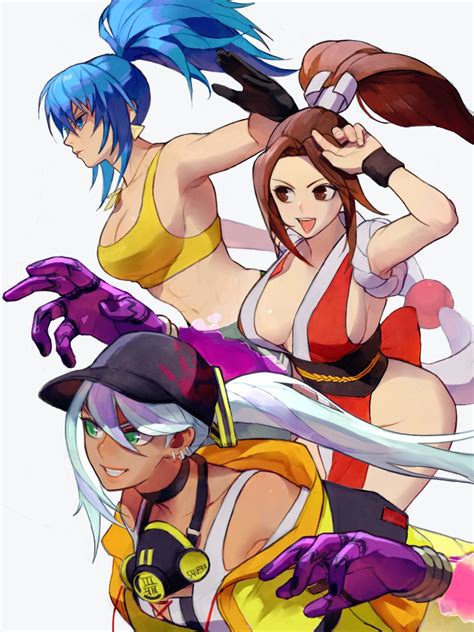 Oni Gini Isla Kof Leona Heidern Shiranui Mai Snk The King Of Fighters The King Of