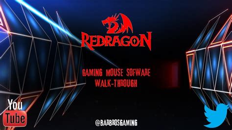 Redragon Gaming Mouse Software Walk Through Youtube