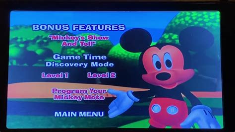 Mickey Mouse Clubhouse Numbers Roundup 2010 Dvd Menu Walkthrough Youtube