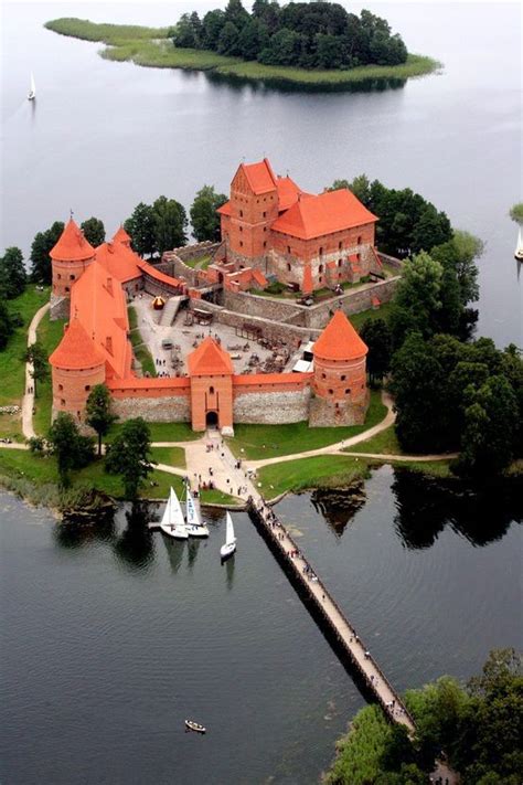 Trakai Island Castle Is One Of The Must Visit Places In Lithuania The