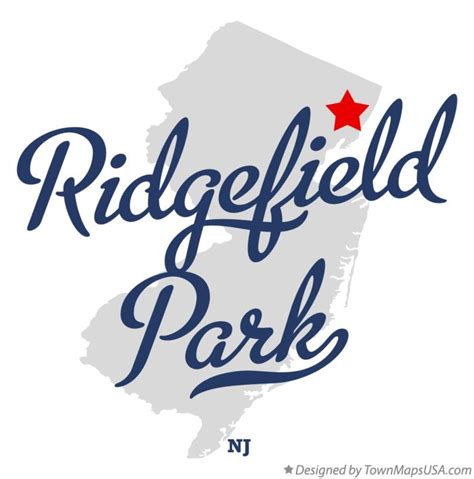 Map Of Ridgefield Park Nj New Jersey