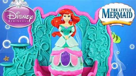 undersea disney princess ariel castle the little mermaid play doh set youtube