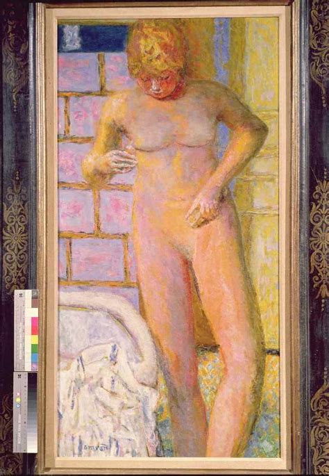 Stehender Akt Pierre Bonnard als Kunstdruck oder Gemälde