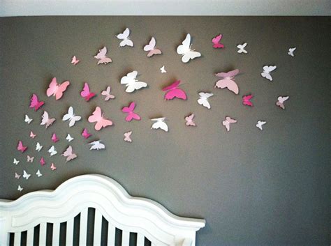 Whimsical wall decor by hip&clavicle. 3d Scanner Image: 3d Butterfly Wall Art