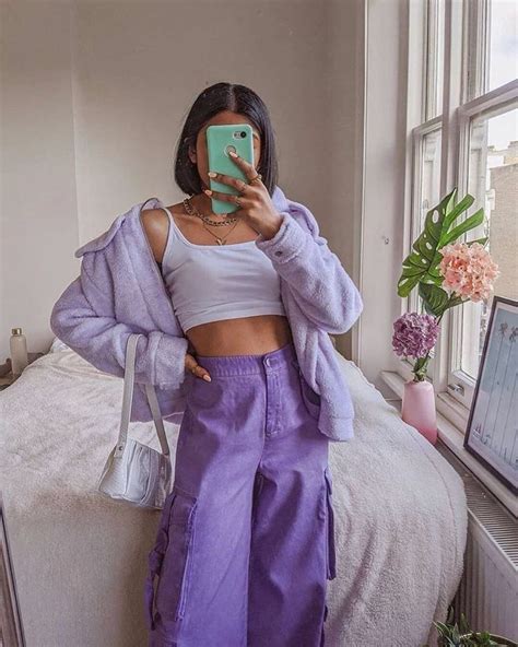 Purple Aesthetic Outfit Indie Fashion Purple Outfits Fashion Inspo