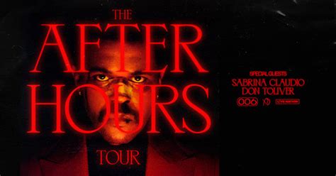 Listen to after hours on spotify. The Weeknd 'The After Hours Tour' Includes 5 Canadian ...