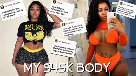SPENT 45 000 ON MY BODY SURGERY Q A Gina Jyneen YouTube