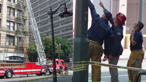 Firefighter Critically Injured In Fall From Aerial Ladder In Downtown