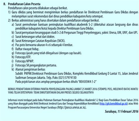 Download contoh cv beasiswa word pdf. BEASISWA S-2 BAGI GURU SD DAN SMP 2016 DARI KEMENDIKBUD ...