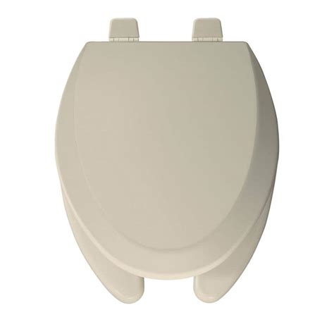 Bemis Elongated Open Front Toilet Seat In Bone 1550ttt 006 The Home Depot