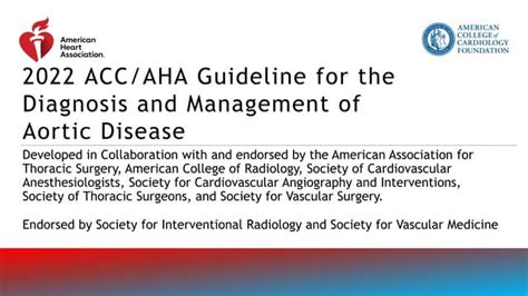 2022 Aortic Disease Guidelines Ppt Ppt