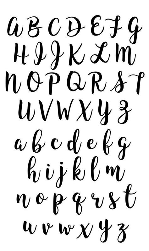 Leterring Abecedario Sgueme En Pinterest Link Abajo Calligraphy Letters