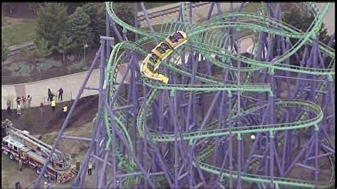 24 Riders Rescued From Stuck Roller Coaster At Maryland Six Flags