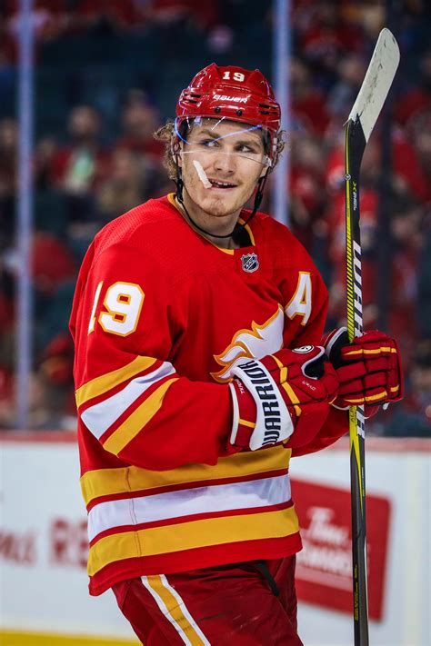 Stars after taking massive hits multiple times through the course of the game. Matthew Tkachuk's agent weighs in on status of talks with Flames | Yardbarker