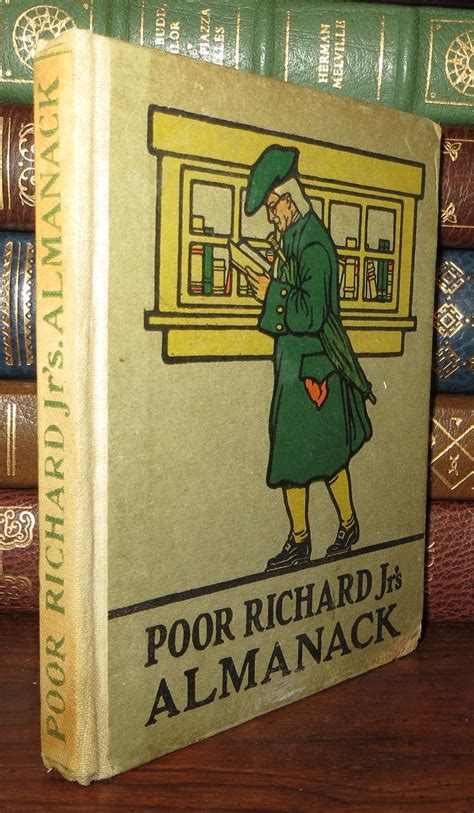 Poor Richard Jrs Almanack By Franklin Benjamin Jr Hardcover 1906