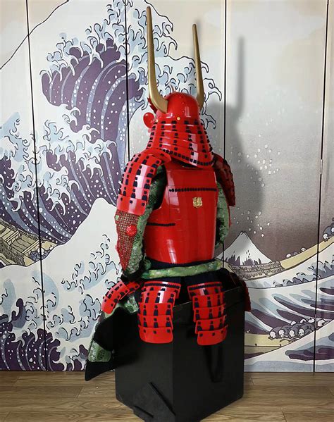 japan samurai armor helmet mask full set wearable armor home etsy