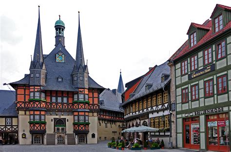 Die union kommt in der prognose der ard. Wernigerode das Rathaus Mai 2013 Foto & Bild | deutschland ...