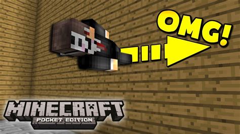 How To Walk On Walls In Minecraft Minecraft Pocket Edition Youtube