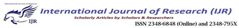 international journal of research international journal of research ijr