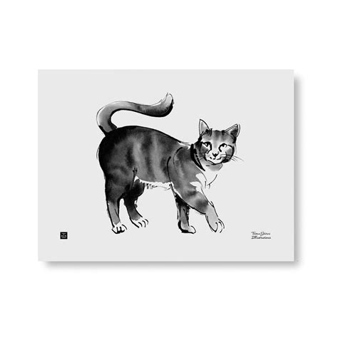 Cat Art Print Teemu Järvi