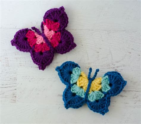 Easy Crochet D Butterfly Free Pattern Video Crochet Butterfly Pattern