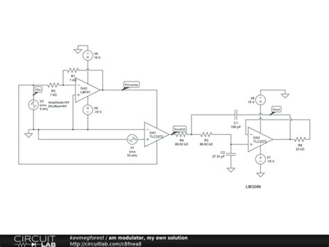 Am Modulator My Own Solution Circuitlab