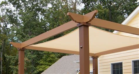Use these deck shade ideas to keep your deck or patio cool. Trex Pergola Shade Canopy and Pergola Kit - Integrated ...