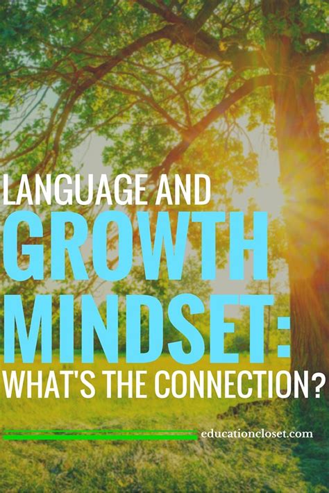 Language Growth Mindset Teaching Growth Mindset Classroom Growth