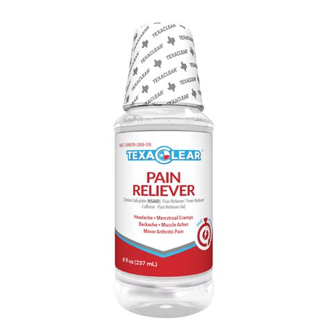 Texaclear Liquid Pain Reliever Shop Pain Relievers At H E B