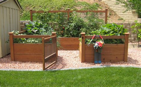 Be a challenge to grow a successful garden on the ground. Rustic Elevated Garden Bed
