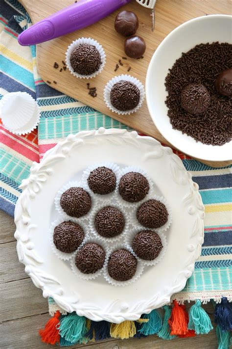 Brazilian Brigadeiros 3 Ingredient Fudge Balls Our Best Bites