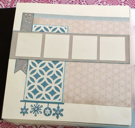Creative Crafter Ctmh Frosted Scrapbook Layout With Instructions