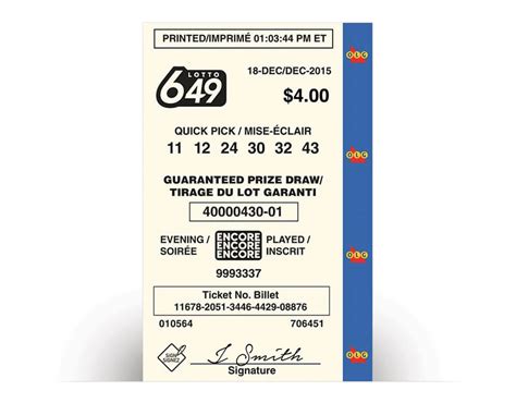 The chance of winning a division 1 prize in lotto 6/49 is 1 in 13,983,816 and draws take place every wednesday and saturday. LOTTO 6/49 How to Play | OLG