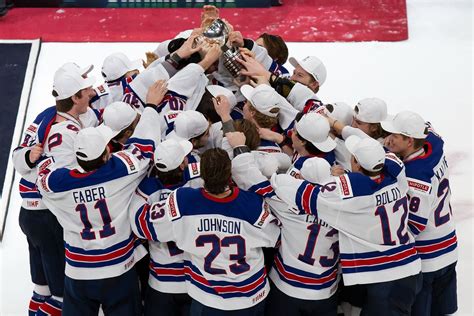 2021 Iihf World Junior Championships Team Usa Wins Gold Die By The Blade