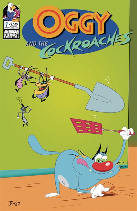 Oggy And The Cockroaches 1 Greenawalt Cover Fresh Comics