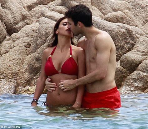 Cesc Fabregas Puckers Up To His Bikini Clad Girlfriend