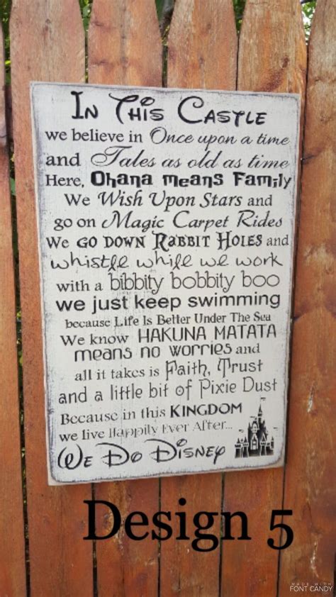 Custom Carved Wooden Sign We Do Disney In This Etsy Custom Carved