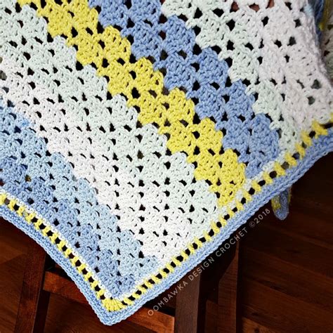 Beautiful Baby Boy Blanket Pattern • Oombawka Design Crochet