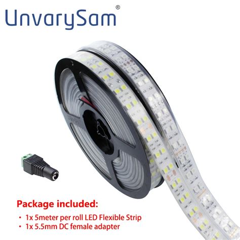 Dc 12v Dimmable Smd5050 600 Double Row Flexible Led Strips 120 Leds Per