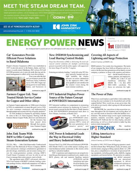 Energy Power News Trade Show News Publications