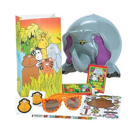 Oriental Trading Zoo Animals Treat Bags Zoo Birthday