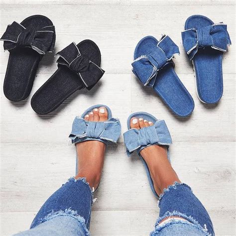 Great news!!!you're in the right place for diy platform shoes. Stylish Denim Bow Tie Design Platform Sandals | Diy ...