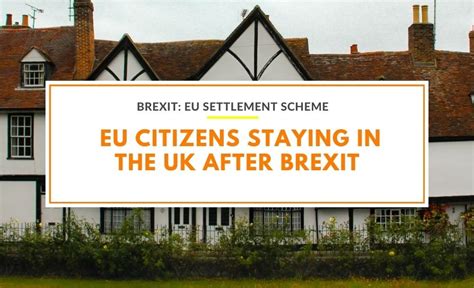 Eu Settlement Scheme Eu Citizens Staying In The Uk After Brexit Iam