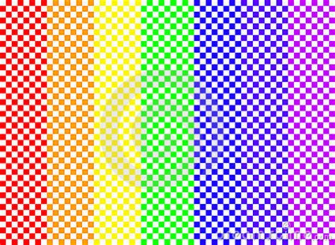 rainbow checkerboard royalty  stock image image