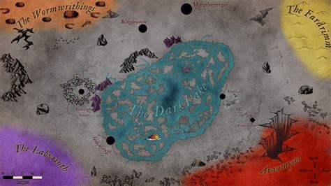 First Map Regional Underdark Map For The 5e Module Out Of The Abyss