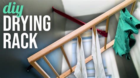 New item** this box style laundry rack is made to a custom size of 36w x 22h x 3.5d. DIY Wall Mounted Drying Rack - HGTV Handmade - YouTube