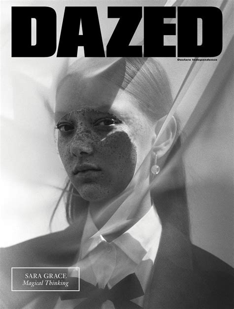 Sara Grace Wallerstedt Covers Dazed Magazine Fall 2017 Dazed Magazine